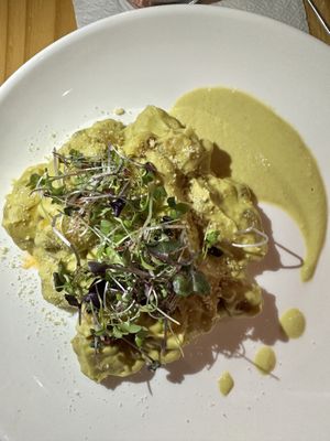 Pesto Gnocchi   at Earthly Kitchen in San Jose