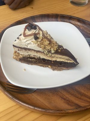 Snickers Pie 🤤  at Earthly Kitchen in San Jose