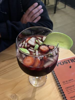 Sangria  at Earthly Kitchen in San Jose