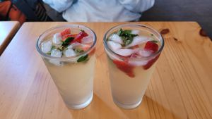 Limonade des Tages at Earthly Kitchen in San Jose