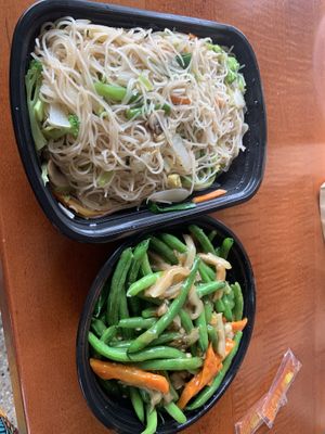 Green Beans & Mei Fung  at Red Bowl in Grand Rapids