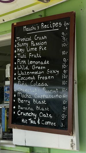 Der Wild green war super!  at Mauchi Smoothies in Savaneta