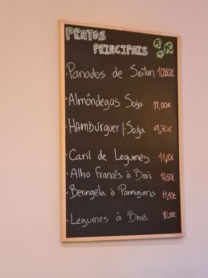 Menu 2 at Funghi in Albufeira
