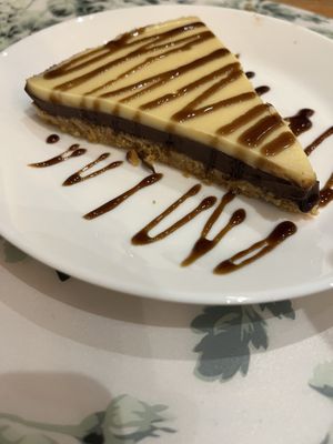 Delicious chocolate pie   at Funghi in Albufeira