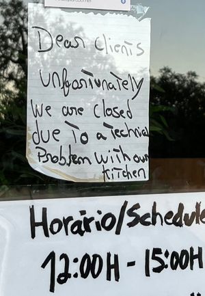 Closed  at Funghi in Albufeira