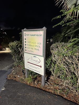Sign  at Mirador in St Thomas