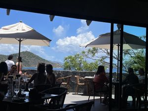Patio  at Mirador in St Thomas