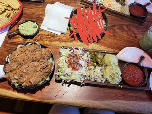 Fajitas with tex mex filling  at Amigos in Shellharbour