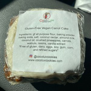 Carrot Cake Ingredients   at Coco Luv in Los Angeles