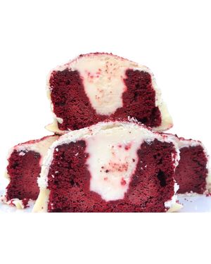 Vegan Red Velvet Coco Dreams (aka ding dongs). Always free of dairy, eggs, soy, gum, corn, and refined sugars

*AVAILABLE IN GLUTEN-FREE* at Coco Luv in Los Angeles