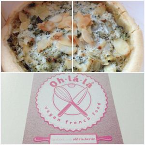 broccoli almond tarte at Ohlala in Berlin