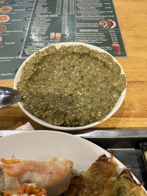 baba ganoushh  at Kebab & Falafel Time in Siem Reap