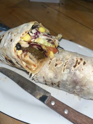 Falafel lover wrap  at Kebab & Falafel Time in Siem Reap