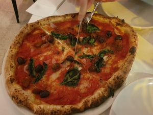 at evening/night - Pizza Vegana at Pizzaiolo in Warsaw