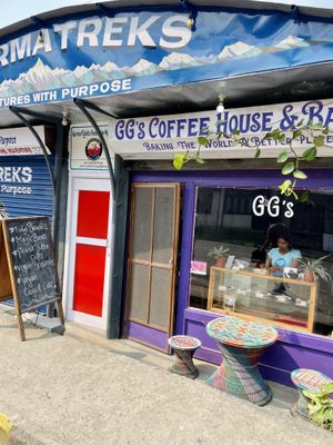 Front  at GG's Coffee House and Bagels in Pokhara