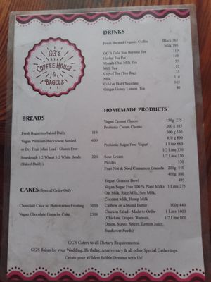  at GG's Coffee House and Bagels in Pokhara