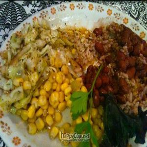 Veggie Plate (2) at Bless My Soul Cafe in Eureka