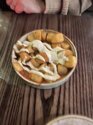 Patatas bravas  at Las Iguanas - Brindley Pl in Birmingham