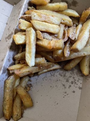 rosemary fries  at Honest Burgers - Brixton in South West London