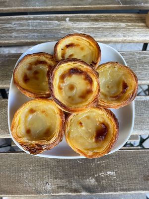 Great vegan version of the Portuguese "national snack" at Vegan Nata in Amadora