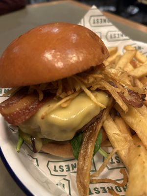   at Honest Burgers in Manchester