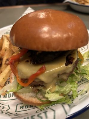   at Honest Burgers in Manchester