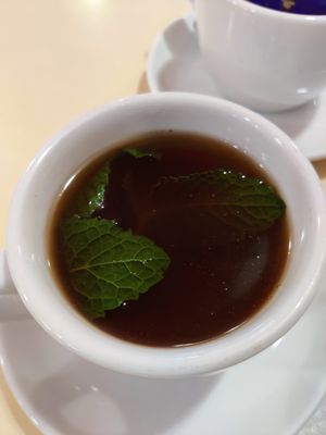 Yogi tea at Haldi in Barcelona