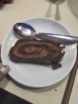 Carrot cake at Haldi in Barcelona