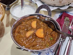 Madras curry at Haldi in Barcelona
