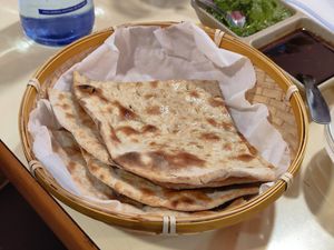 Tandoori roti at Haldi in Barcelona