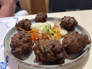 Pakora - need to try 😋  at Haldi in Barcelona