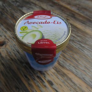 avocado ice cream at Veganz - Prenzlauer Berg in Berlin