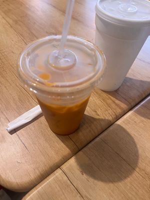 Thai tea  at BaoBao Kitchen in Greensboro