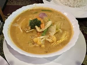 Massaman curry   at Chu Chu Thai Food & Pizza in Koh Tao