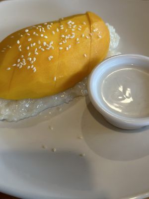 Mango with sticky rice   at Chu Chu Thai Food & Pizza in Koh Tao