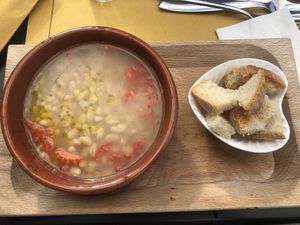 Fagioli Purgatorio  at La Piazzetta in Bagnoregio