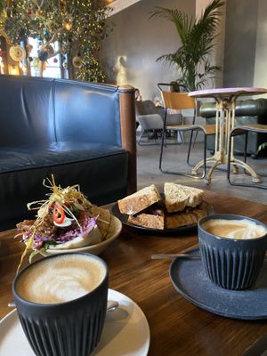 Christmas special sandwich and stuffed pita   at T @ Hove in Hove