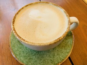 Decaf coffee  at Fit-a-licious in Tulum