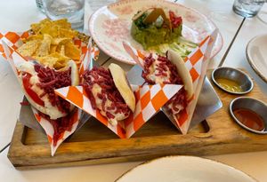 Caprese Arepa at Fit-a-licious in Tulum