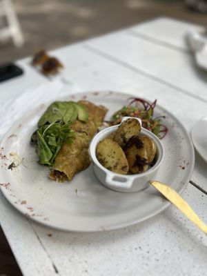 Spring omelette   at Fit-a-licious in Tulum