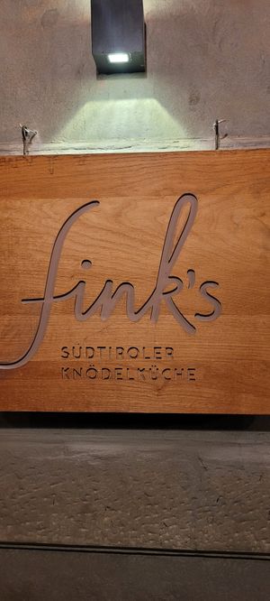  at Fink's Südtiroler Knödelküche Zürich in Zurich