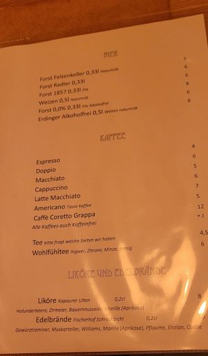  at Fink's Südtiroler Knödelküche Zürich in Zurich