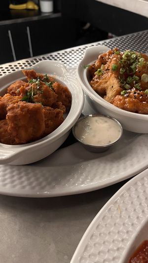 Bang bang shrimp and wings   at Public House in Ferndale