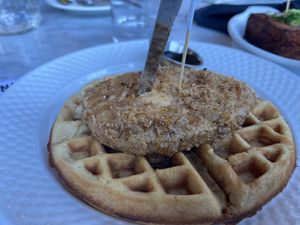 Chicken & waffle  at Public House in Ferndale