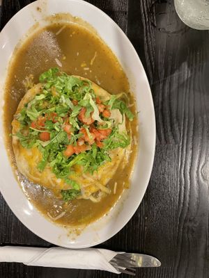 Stacked veggie enchiladas   at Verde Restaurant in Lihue