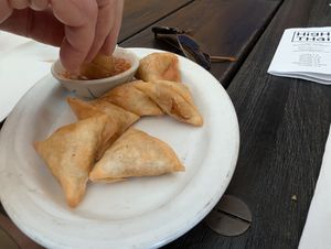 Samosas  at High Thai in Brattleboro