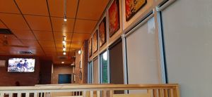 Side with booths at Varee in Wilson