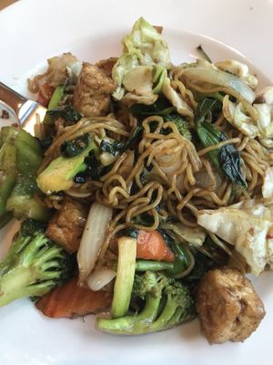 Crazy Fire Ramen with tofu at Varee  at Varee in Wilson