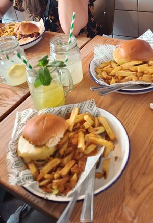 Smash burger " the plant" at Honest Burgers - Portobello in West London