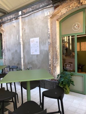 Outside terrace at PLANTE Lab in Catania